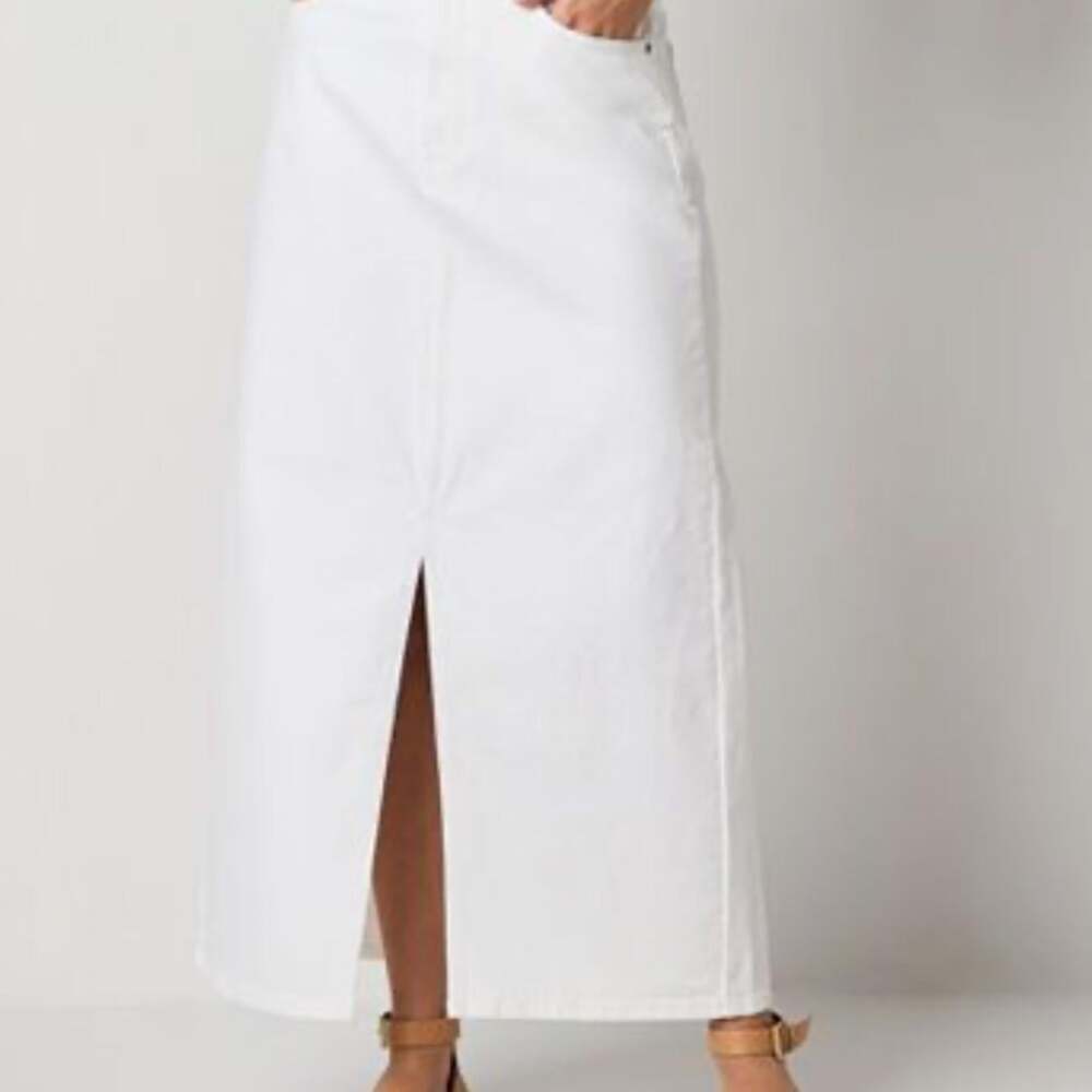 a.n.a Women's White Skirt